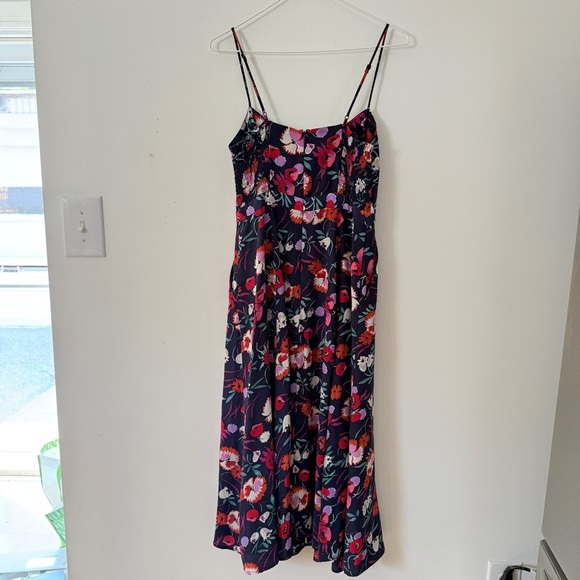 New Anthropologie Yumi Kim Isabeau Silk Dress - Picture 7 of 9